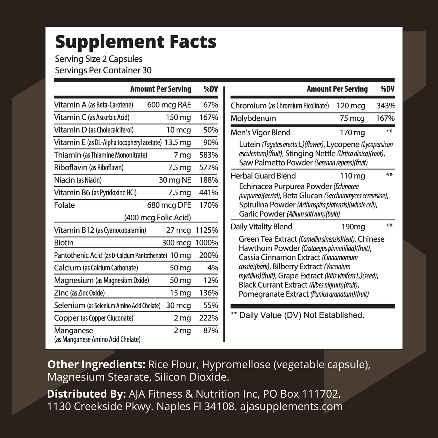 Men’s Complete Daily Multivitamin