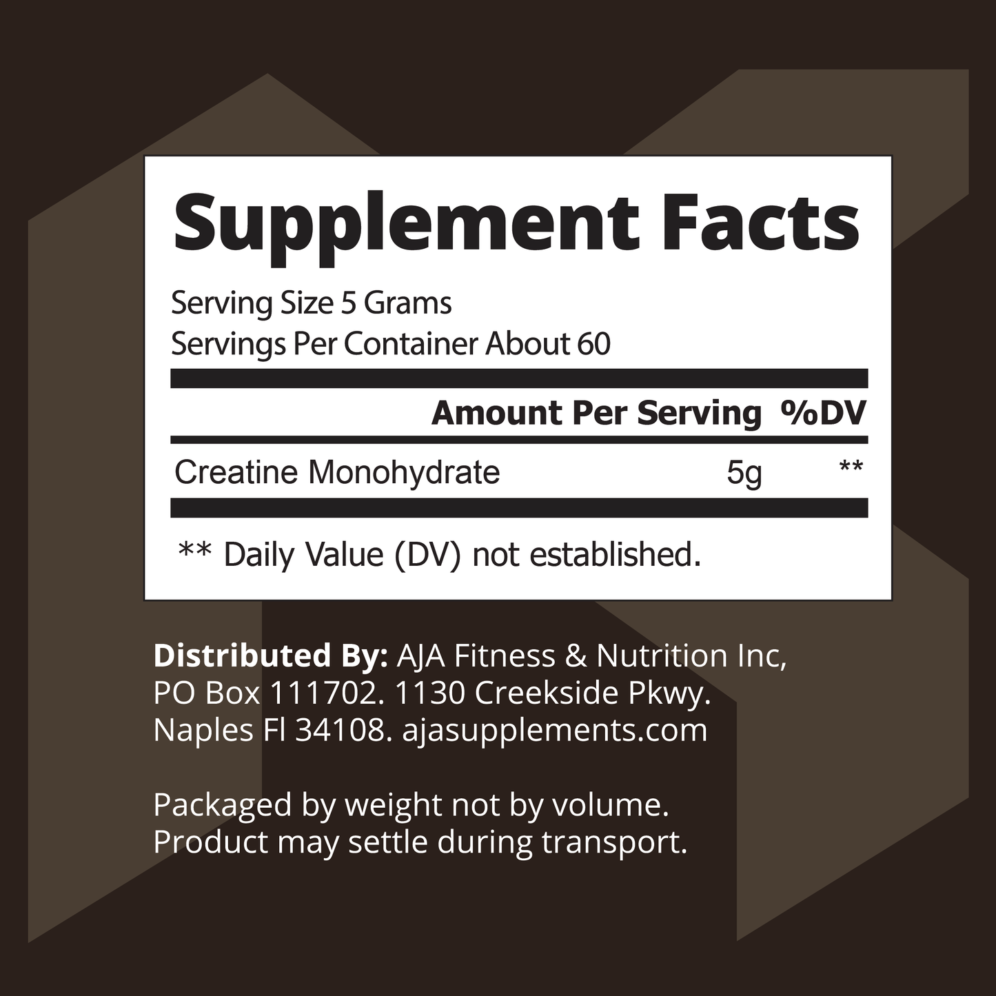 Pure Power Creatine Monohydrate (Unflavored)